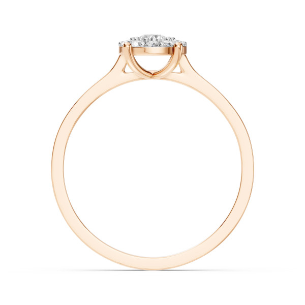 Cara пръстен с диаманти 0.15+0.15 ct – ЗЛАТНО БИЖУ 14К K101-10017/1R(3.4)/14K