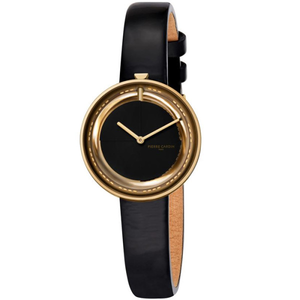 PIERRE CARDIN MARAIS MIRROR BLACK 32MM LADIES WATCH CMA.0002