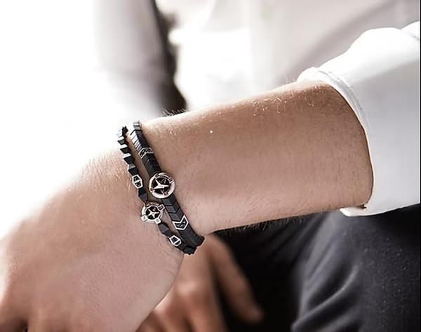 COMETE BRACELET CERAMIC, SILVER, CUBIC ZIRCONIA UBR920