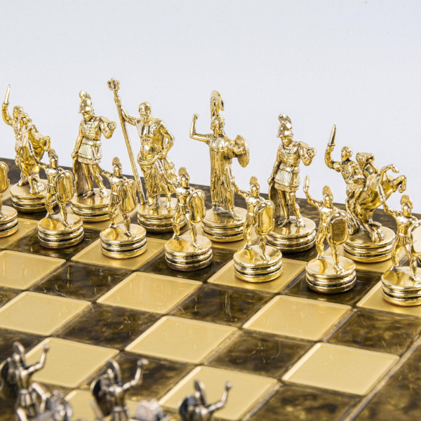 LUXURY CHESS MANOPOULOS - GREEK MYTHOLOGY, 36X36 CM