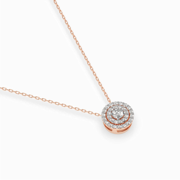 Cara колие с диаманти 0.09+0.15 ct – ЗЛАТНО БИЖУ 14К K104-10043R/14K