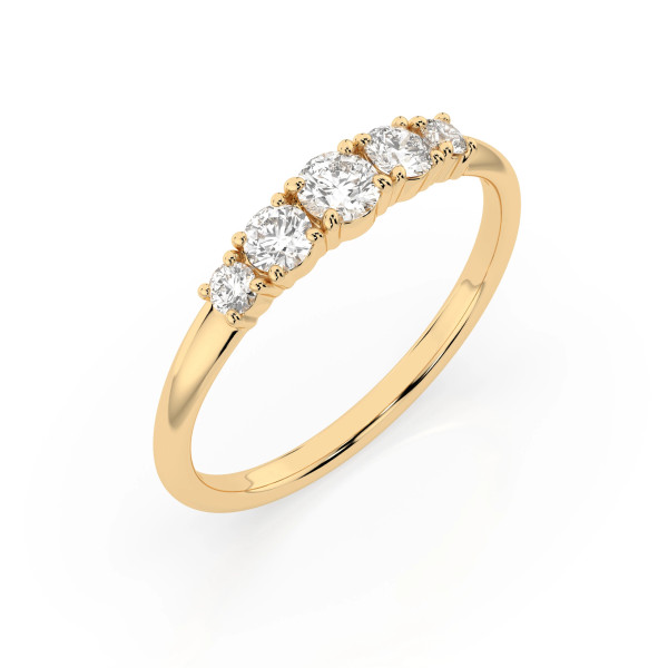 Cara пръстен с диаманти 0.15+0.27 ct – ЗЛАТНО БИЖУ 14К K101-10128Y/14K