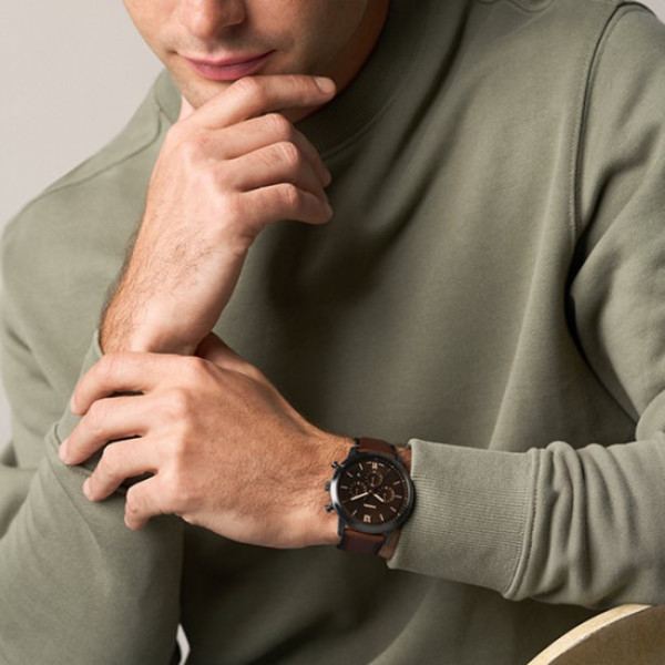 елегантен мъжки часовник fossil neutra fs6163 classicwatches.bg