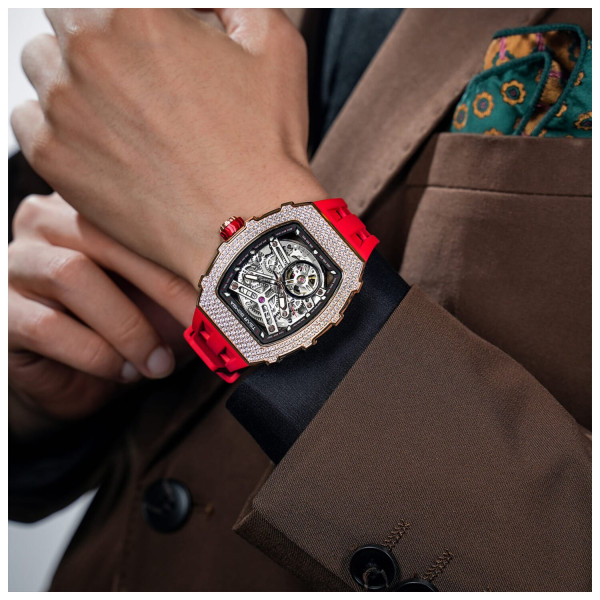 TSAR BOMBA T-Elemental Automatic Red TB8208D-12