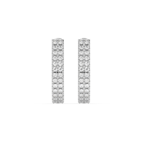 Cara обеци с диаманти 0.22 ct – ЗЛАТНО БИЖУ 14К K102-10300W/14K