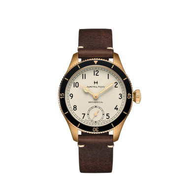 ЧАСОВНИК HAMILTON KHAKI AVIATION PILOT PIONEER MECHANICAL BRONZE 43MM H76709510