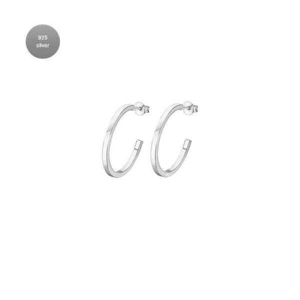 LOTUS SILVER PURE ESSENTIAL SILVER EARRINGS LP3203-4/3