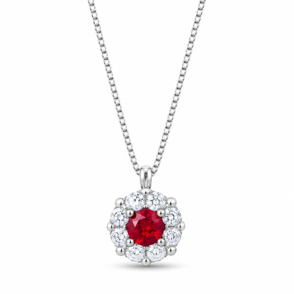 Comete Ambrosia gold necklace with zirconia AGZ287