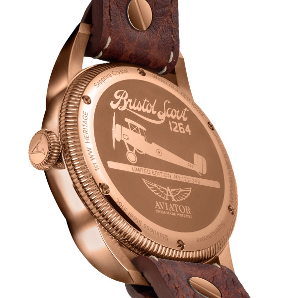 AVIATOR BRISTOL SCOUT 46MM V.3.18.8.162.4