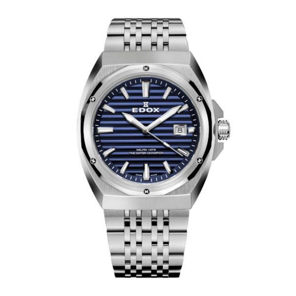 мъжки часовник Edox Delfin 1973 Date 53032-3M-BUIN