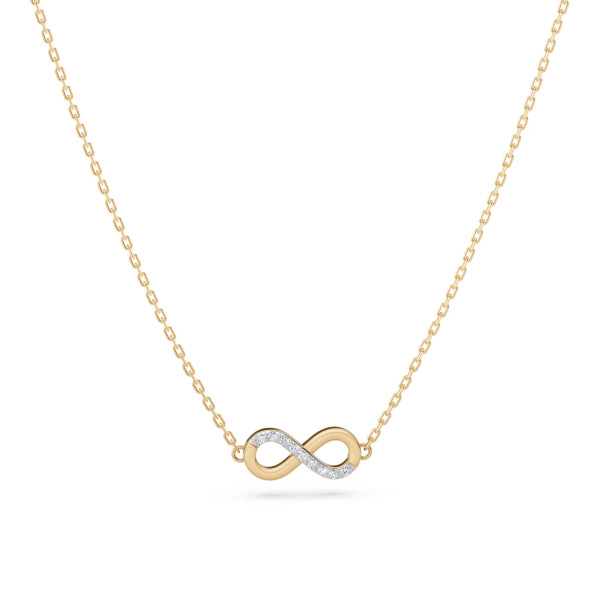 Cara колие с диаманти 0.05 ct – ЗЛАТНО БИЖУ 14К K104-10072Y/14K