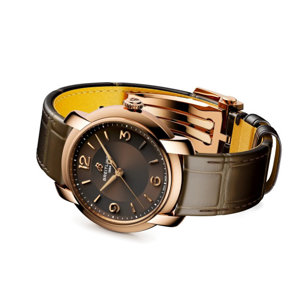 дамски часовник BREITLING Lady Premier Automatic 36 мм от 18 карата злато – classicwatches.bg
