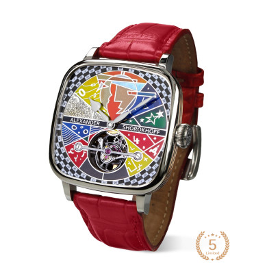 Часовник ALEXANDER SHOROKHOFF Tourbillon Picassini 41 x 41mm Limited edition 5pcs AS.TU-PCSN
