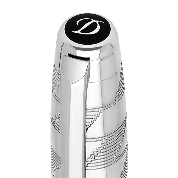 Химикалка S.T.Dupont Line D Eternity Monogram 1872 Silver 425021M