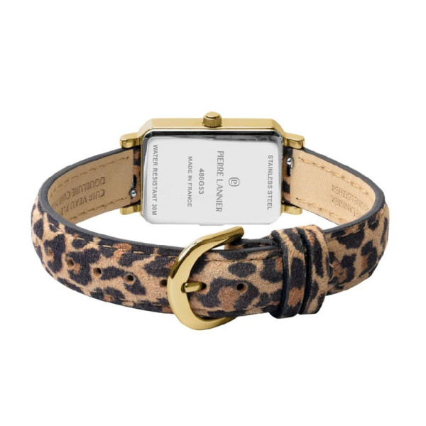 Pierre Lannier 006L539 дамски кварцов часовник с леопардова каишка ClassicWatches.bg
