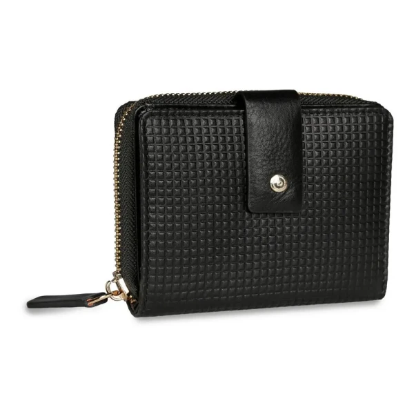 Дамски портфейл Bugatti - Noemi S, RFID защита, черен