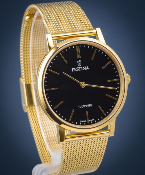 FESTINA SWISS MADE 39.3MM MEN`S WATCH F20022/3