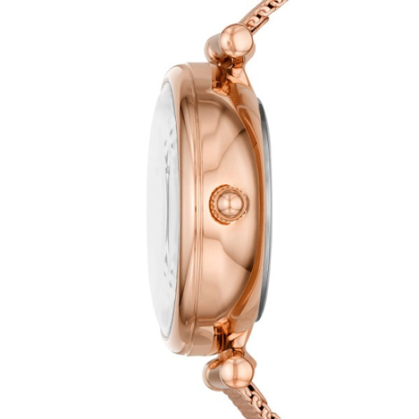 fossil carlie mini me me3188 дамски часовник mop циферблат розовозлатист корпус classicwatches.bg