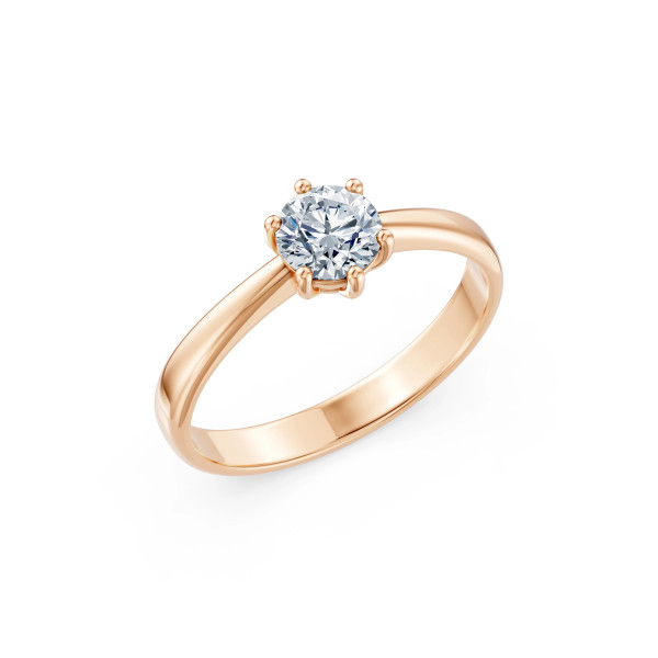 Cara пръстен с диамант 0.70 ct GIA сертификат – ЗЛАТНО БИЖУ 14К K101-10151R(5.7)/14K