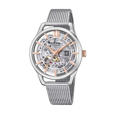 FESTINA SKELETON AUTOMATIC 35.5MM LADIES WATCH F20627/1