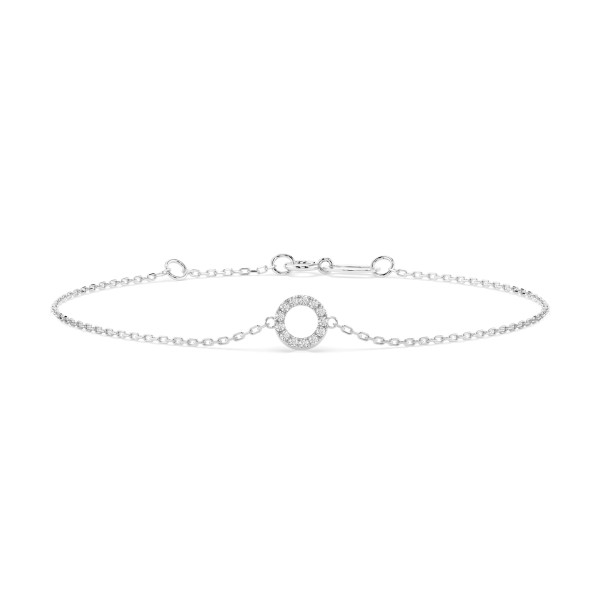 Cara гривна с диаманти 0.07 ct – ЗЛАТНО БИЖУ 14К K105-10015W/14K