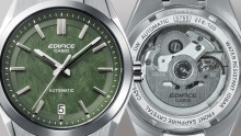 CASIO EFK-100D-3AER мъжки часовник със зелен циферблат

