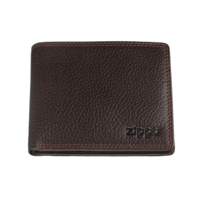 Мъжки портфейл Zippo - Bi-Fold Brown 19/20, 3x отделения за карти