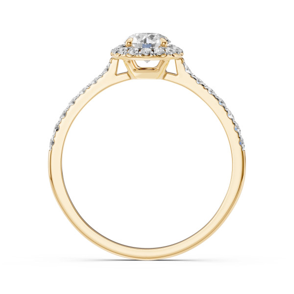 Cara пръстен с диаманти 0.50+0.29 ct GIA сертификат – ЗЛАТНО БИЖУ 14К K101-10095Y(5.1)/14K