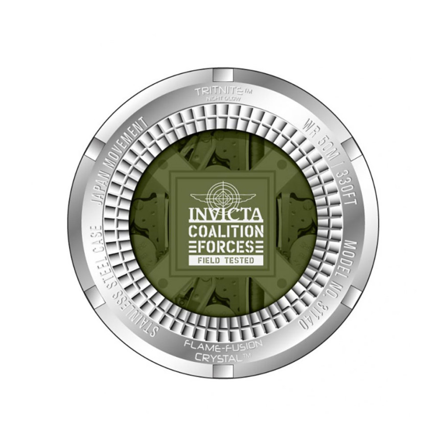 Invicta Coalition Forces Field 4 Time Zones Chronograph