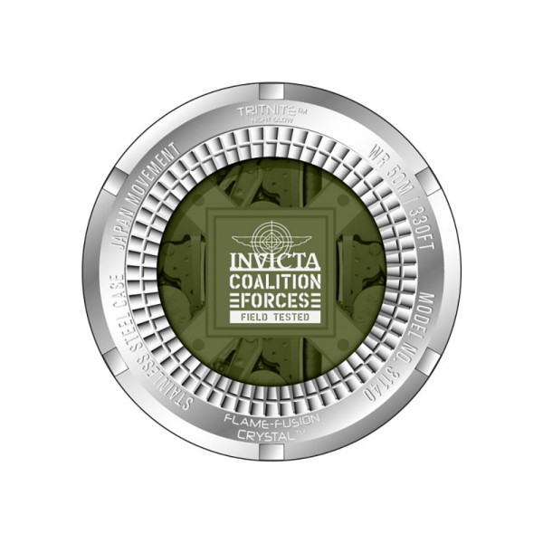 Invicta Coalition Forces Field 4 Time Zones Chronograph