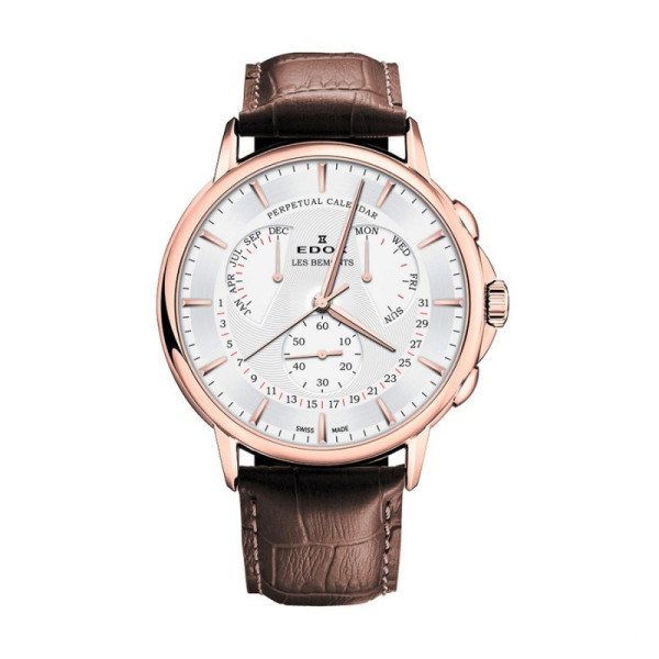 EDOX LES BEMONTS 42MM MEN'S QUARTZ WATCH 01602 37R AIR