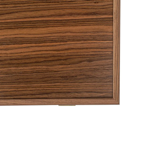 BACKGAMMON FOR GAME MANOPOULOS - AMERICAN WALNUT, 53X48 CM