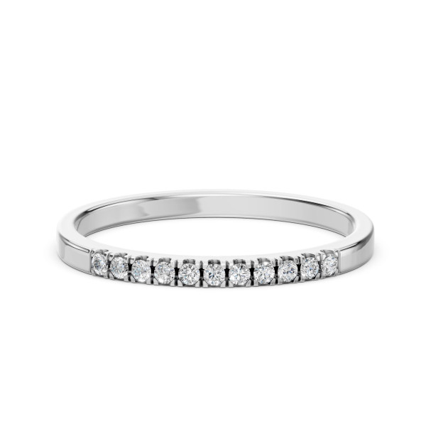 Cara пръстен с диаманти 0.11 ct – ЗЛАТНО БИЖУ 14К K101-10109W(1.3)/14K