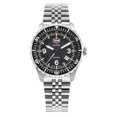 Мъжки часовник JDM Military Sapphire Wingman GMT JDM-WG028-03