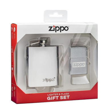 Подаръчен комплект Zippo Flask & Lighter