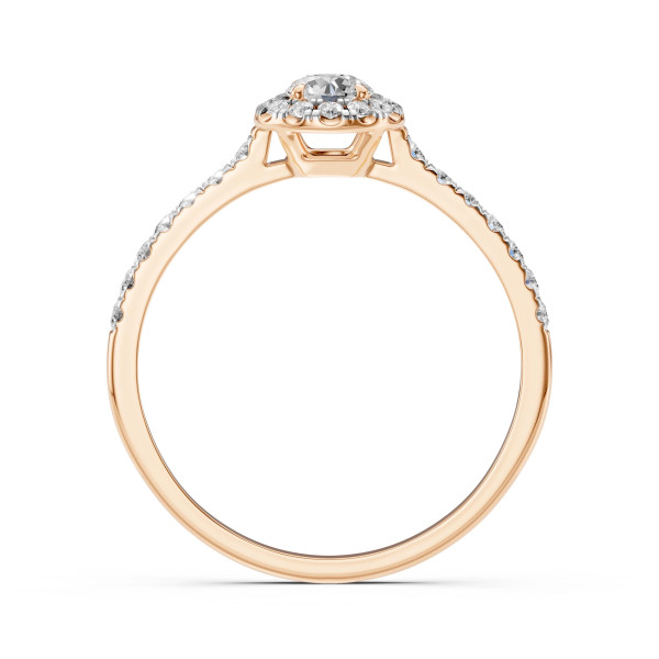 Cara пръстен с диаманти 0.20+0.28 ct – ЗЛАТНО БИЖУ 14К K101-10095R(3.7)/14K