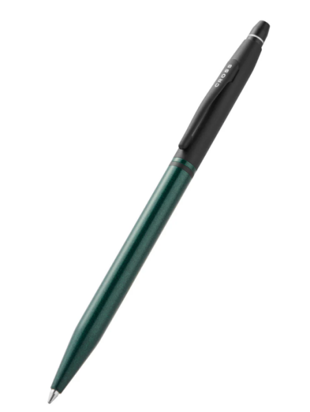 Химикалка Cross Click Tuxedo - Satin Metallic Green With Black