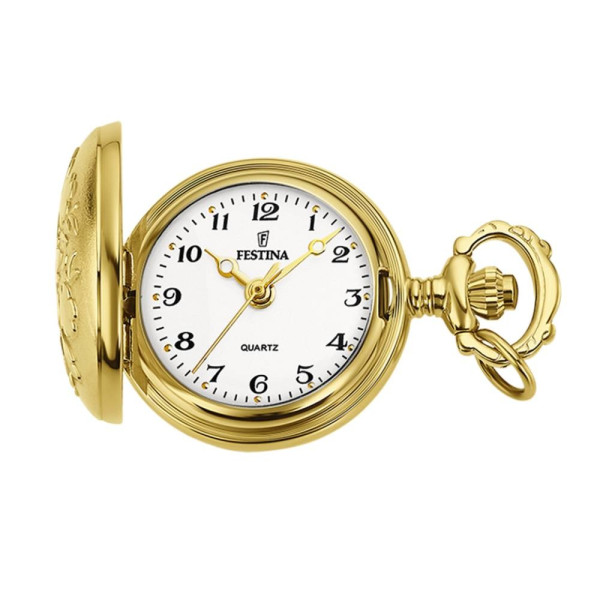 Festina F2033/1 джобен часовник с PVD златно покритие – classicwatches.bg