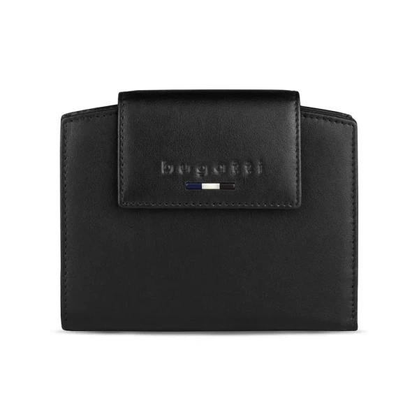 Дамски портфейл Bugatti - Romeo, с RFID защита, черен
