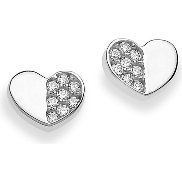 COMETE AMBROSIA GOLD EARRINGS WITH CUBIC ZIRCONIA AOZ229