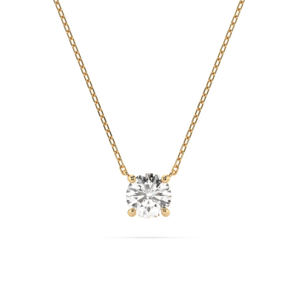 Cara колие с диамант 0.50 ct GIA сертификат – ЗЛАТНО БИЖУ 14К K104-10040Y(5.1)/14K