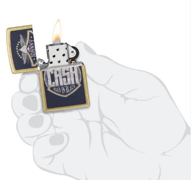 Запалка Zippo - Johnny Cash, Crest Design