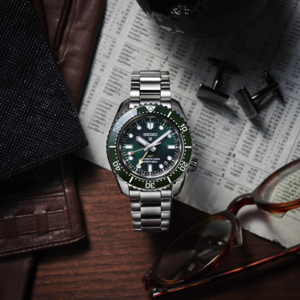 Мъжки часовник Seiko Prospex Marine Green GMT HBC001J1
