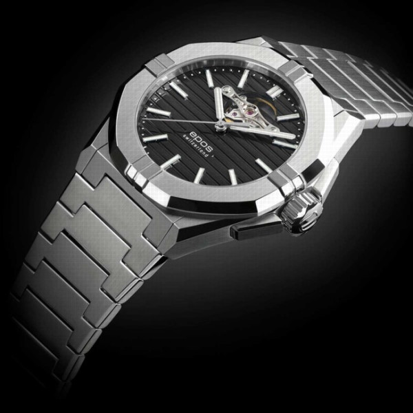 epos автоматичен часовник sw200 open balance черен дизайн classicwatches.bg