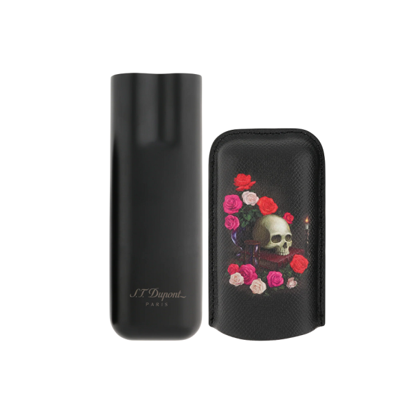 Калъф за 2 пури S.T.Dupont 2 Cigar Case Memento Mori 183494