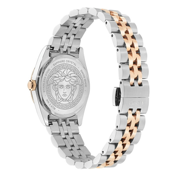 дамски часовник versace ve5k00326 седефен циферблат розово злато classicwatches.bg
