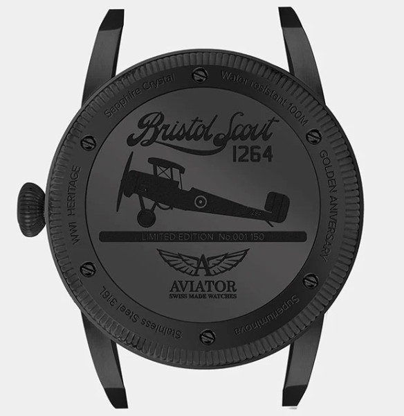 AVIATOR BRISTOL SCOUT 46MM V.3.18.5.313.4