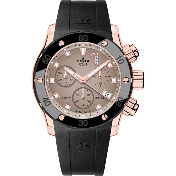 EDOX CO-1 CHRONOLADY 38MM 10255 37RCA BRDR