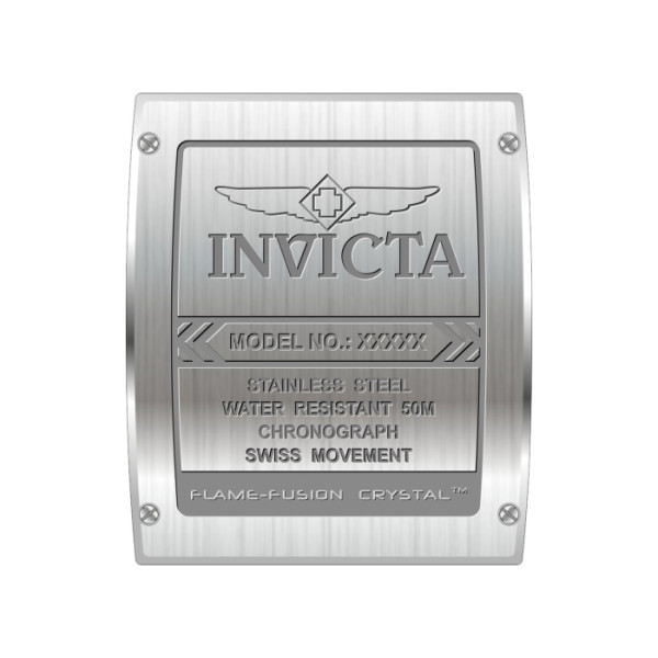 Invicta Speedway SILVER Edition Swiss ETA 45886
