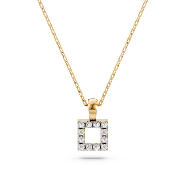 Cara колие с диаманти 0.06 ct – ЗЛАТНО БИЖУ 14К K104-10079Y/14K
